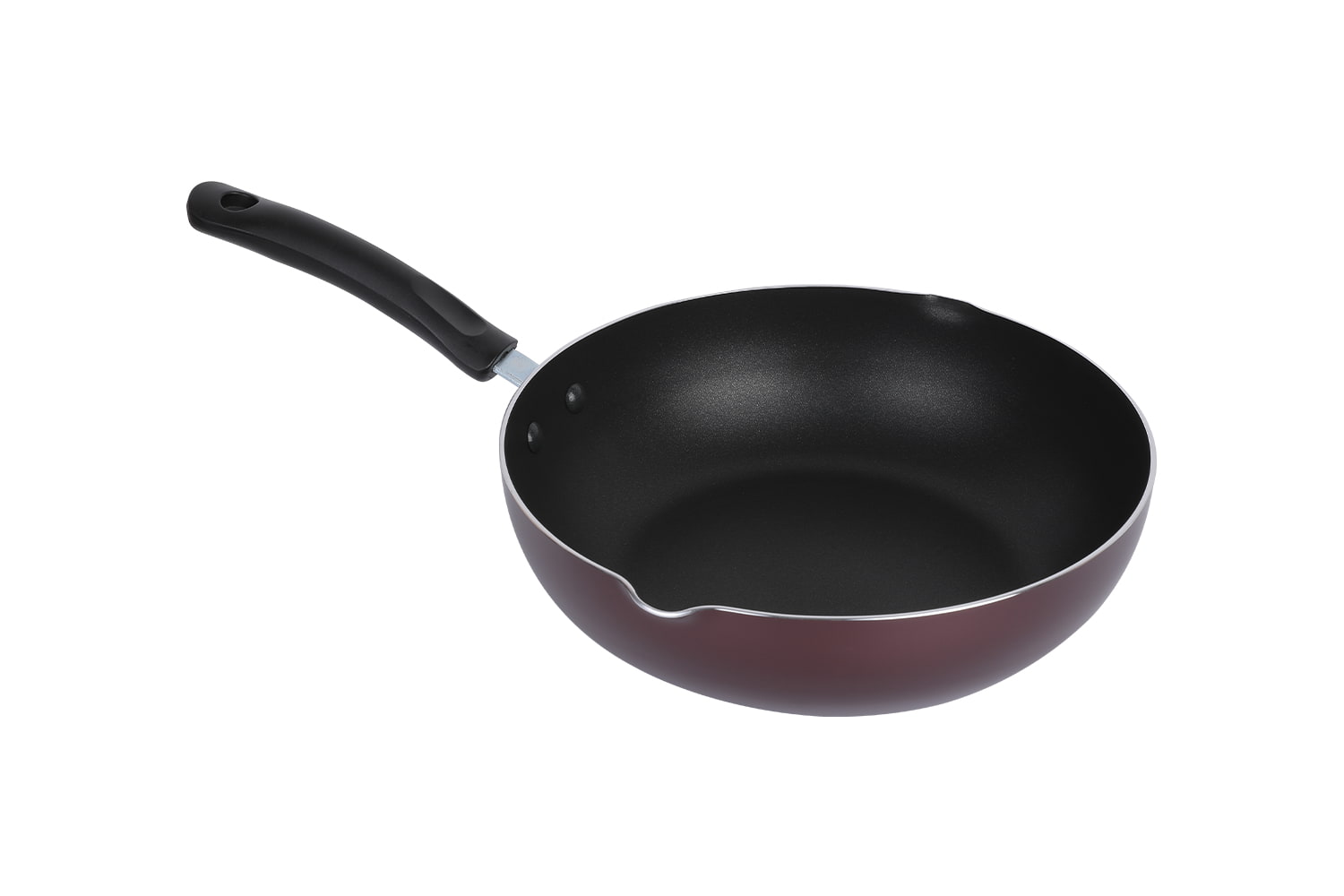 CLW2851 Wok-No sklenená pokrievka 28 wok, Flaming Wok, nepriľnavý wok